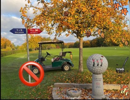 Carts sind über Herbst/ Winter nicht gestattet 23.10.2025